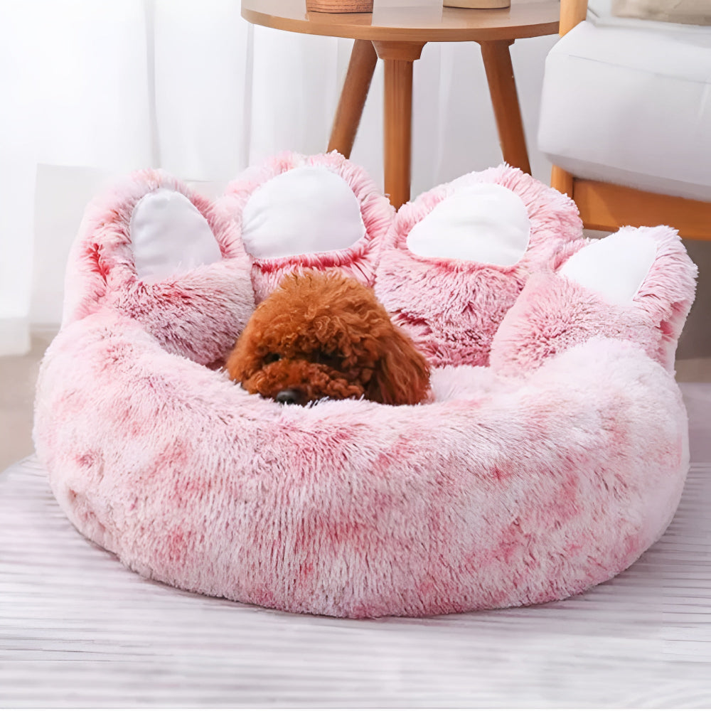 BowLift | Furry Paw-Shaped Pet Bed