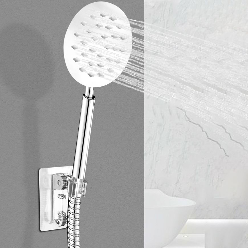 BowLift | Round Shower Head Stainless Steel 3 Sprays Wall Mounted Hand Shower
