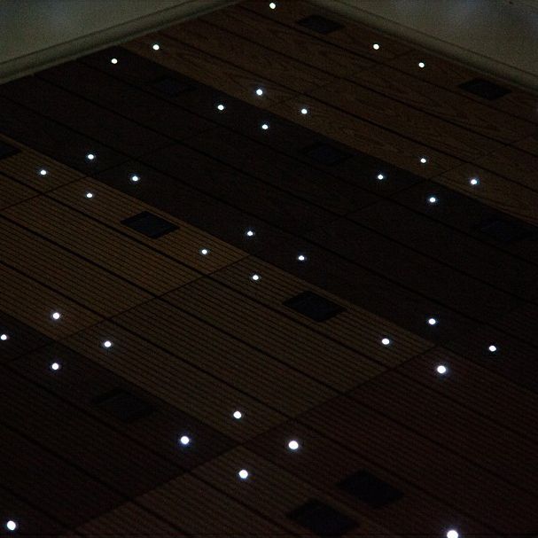 BowLift | Striped Pattern Terrace Floor Tiles Square Click Floor Tiles Floor Board