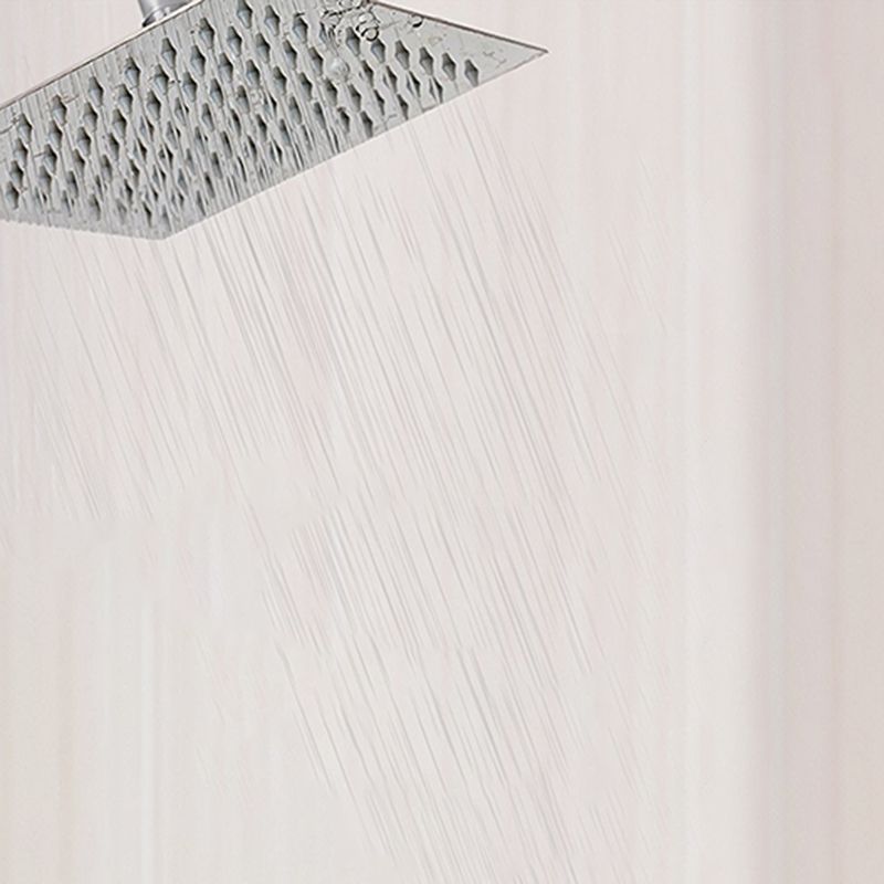 BowLift | Contemporary Shower Combo Fixed Shower Head Stainless Steel Wall Mounted Square Shower Head