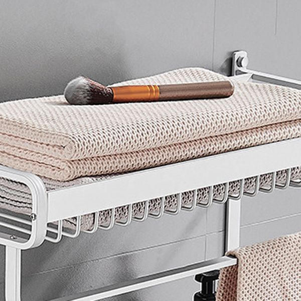 BowLift | Black / Silver Bathroom Accessories Aluminum Hardware Set Bathroom Shelf