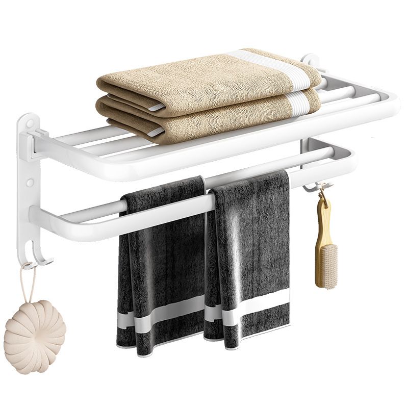 BowLift | White contemporary bathroom accessory set stainless steel aluminum bathroom set