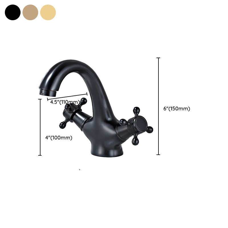 BowLift | Bathroom Accessories Faucet Double Cross Handle Low Arc Industrial Sink Faucet
