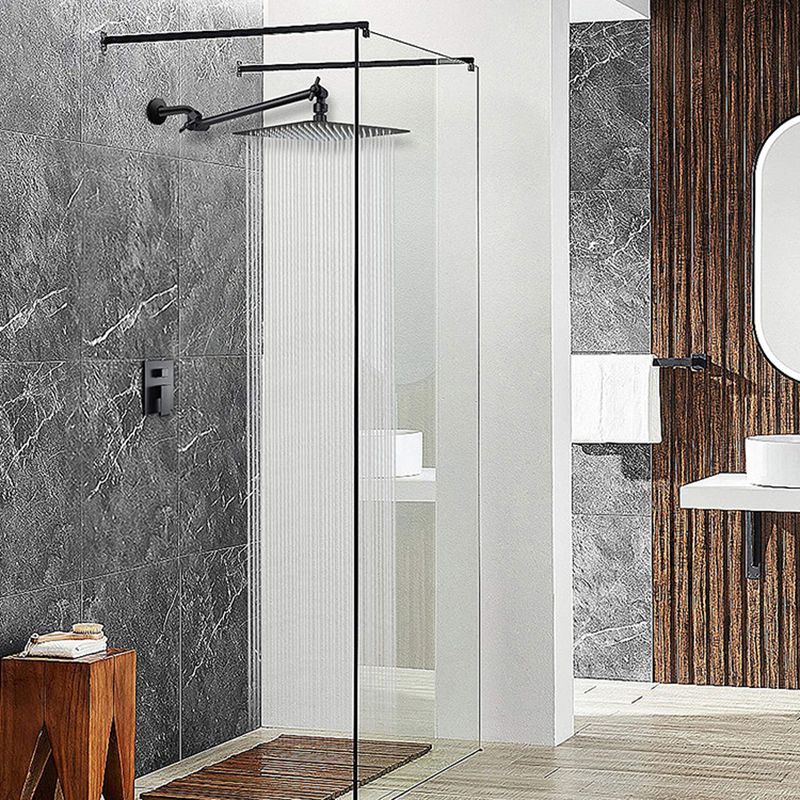 BowLift | Stainless Steel Fixed Shower Head Rainfall Wall Mounted Shower Head with Extension Arm