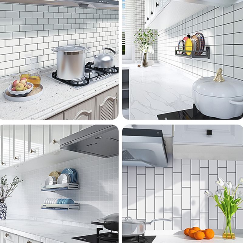 BowLift | Peel and Stick Subway Tiles Waterproof Plastic Tile Rectangular Peel & Stick Tile for the Kitchen