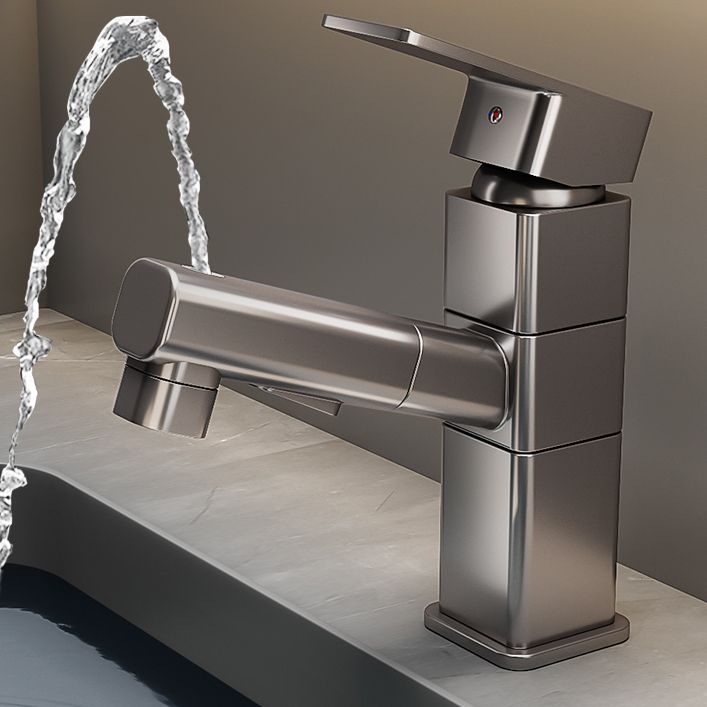 BowLift | Contemporary bathroom sink faucet single-handle swivel spout sink faucet