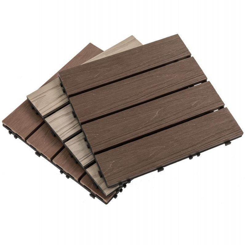 BowLift | Wooden Floor Tile Solid Color Click Lock Non-Slip Outdoor Terrace
