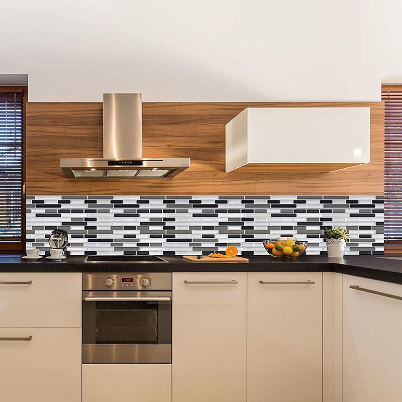 BowLift | Peel and Stick Wall Tile PVC Rectangle Peel and Stick Subway Wall Tile for the Kitchen