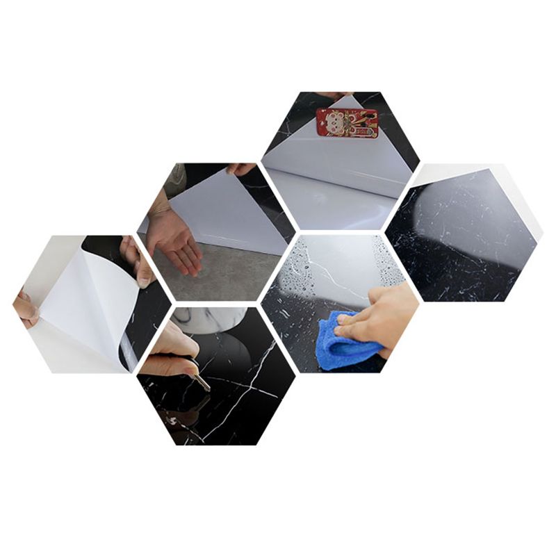 BowLift | Peel and Stick Vinyl Flooring Marble Look Vinyl Flooring with Square Edge