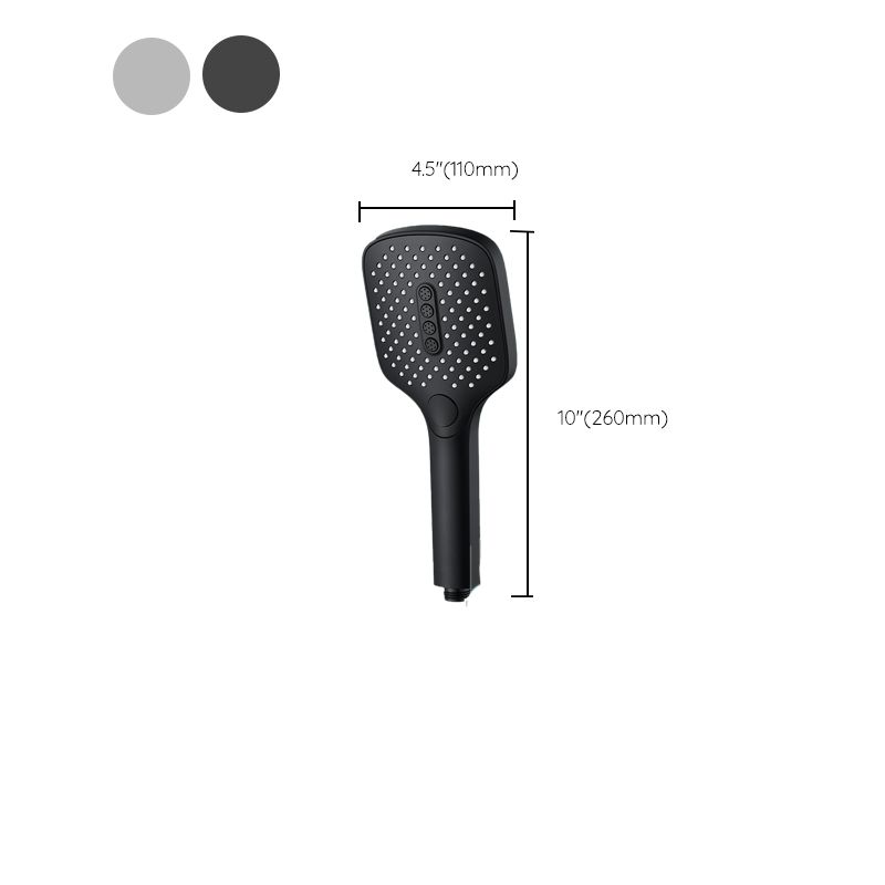 BowLift | Contemporary Rectangular Hand Shower 3 Jets Wall Mounted Hand Shower