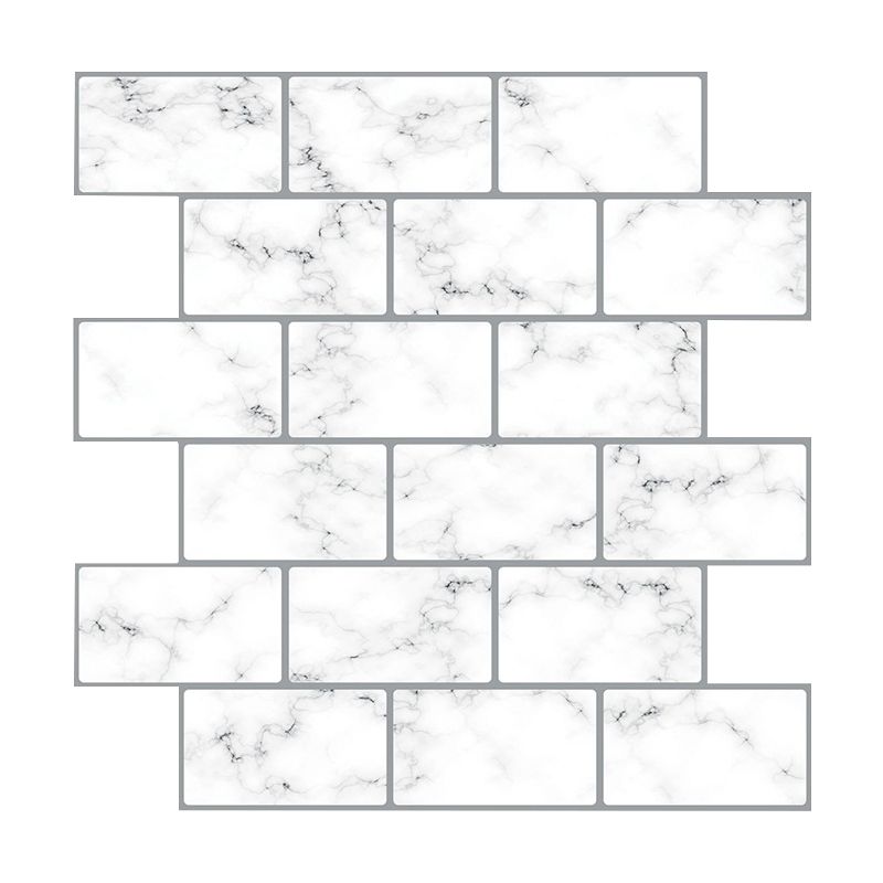 BowLift | Peel and Stick Wall Tile Water Repellent Rectangle PVC Peel & Stick Subway Tile