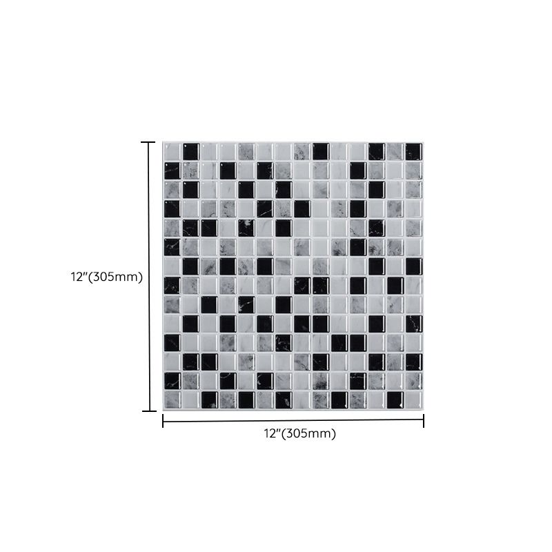 BowLift | Peel & Stick Mosaic Tile Square Plastic Waterproof Peel and Stick Tiles for the Kitchen