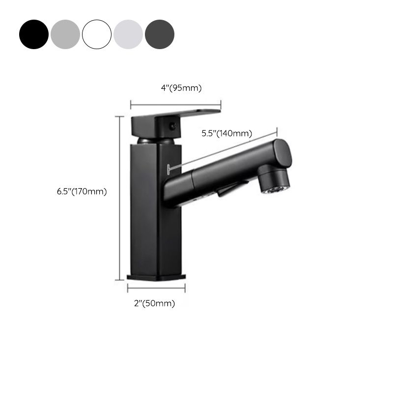 BowLift | Bathroom Vessel Water Faucet Lever Handle 1 Hole Vessel Sink Faucet