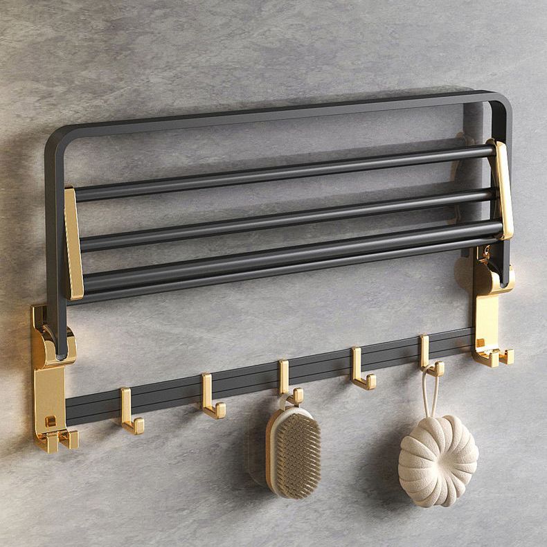 BowLift | Contemporary Metal 6-piece Bathroom Accessory Set with Bathroom Shelf