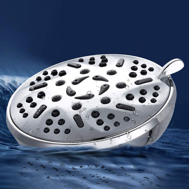 BowLift | Round Fixed Shower Head Adjustable Spray Pattern Wall Mounted Shower Head