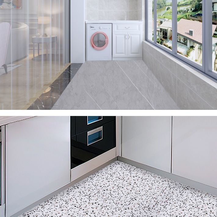 BowLift | Modern PVC flooring Peel and Stick porcelain tile look vinyl plank flooring