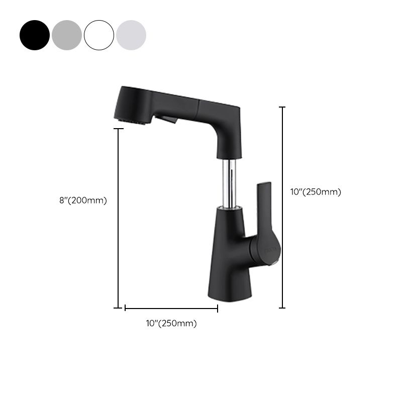 BowLift | Swivel Spout Sink Faucet Brass Bathroom Low Arc Mixer