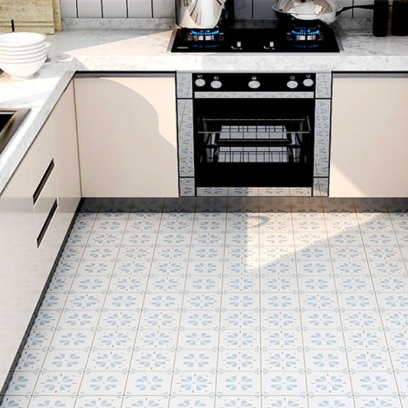 BowLift | Bathroom 3.5 mm Vinyl Floor Square Peel and Stick PVC Flooring