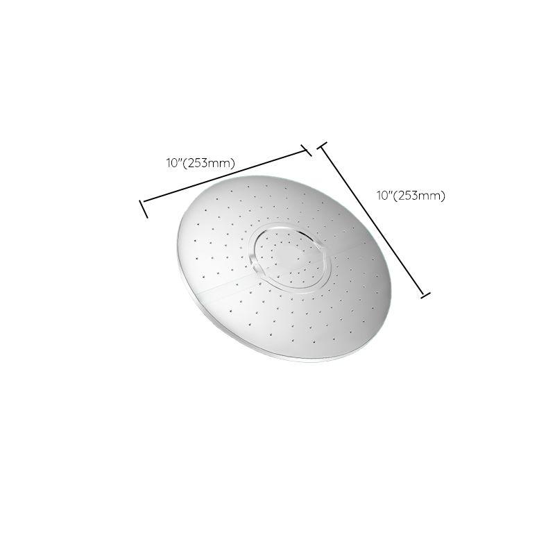 BowLift | Round Showerhead Combo Modern Fixed Showerhead for Bathroom
