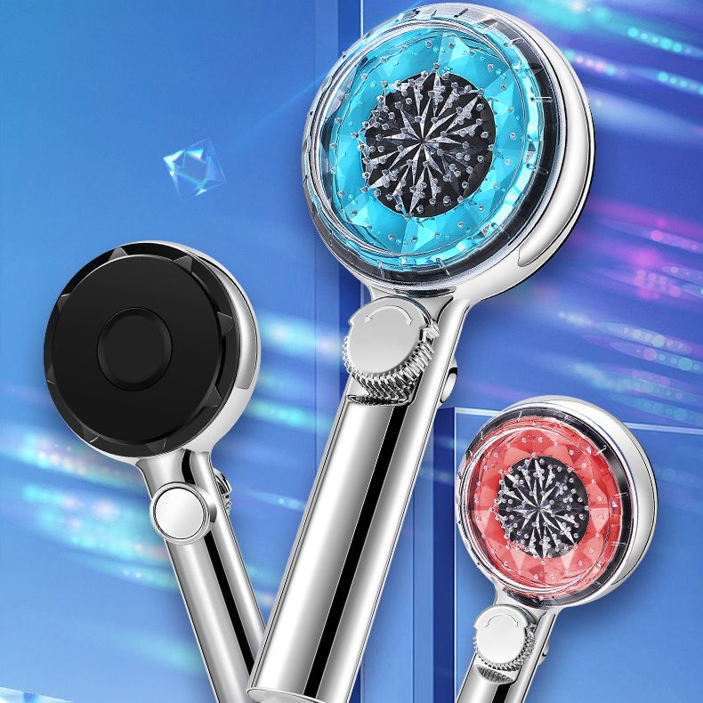 BowLift | Contemporary Handheld Shower Head Round Filter Ball Spray Head With Digital Display