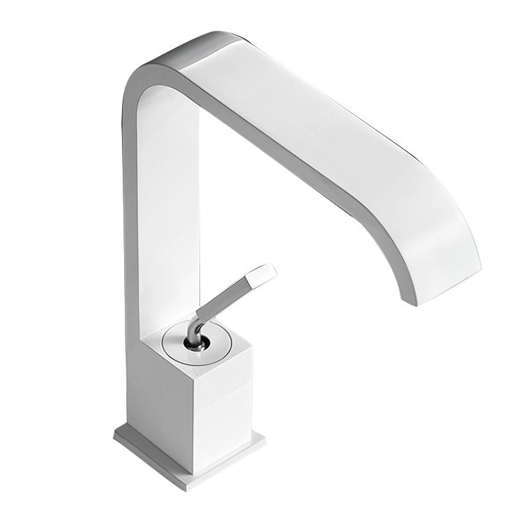 BowLift | Unique Sink Faucet Bathroom Brass Solid Color Waterfall Spout Faucet