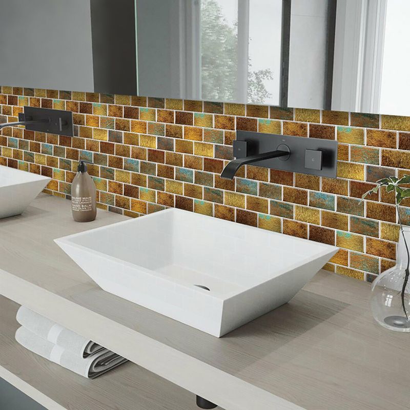 BowLift | Peel and Stick Tiles Subway Rectangle Waterproof PVC Tile-Peel & Stick for the Kitchen 10-Pack