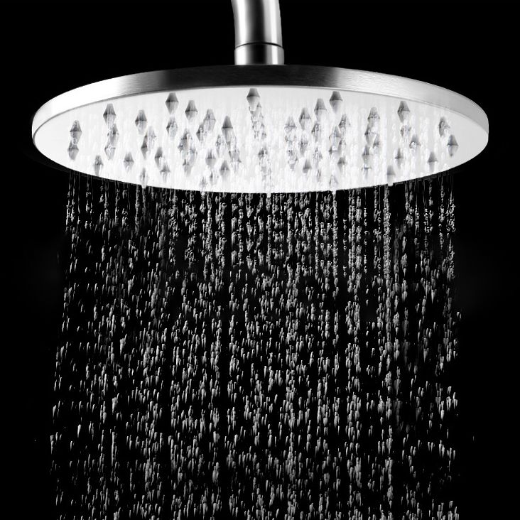 BowLift | Stainless Steel Fixed Shower Head in Silver H2Okinetic Technology Shower Head