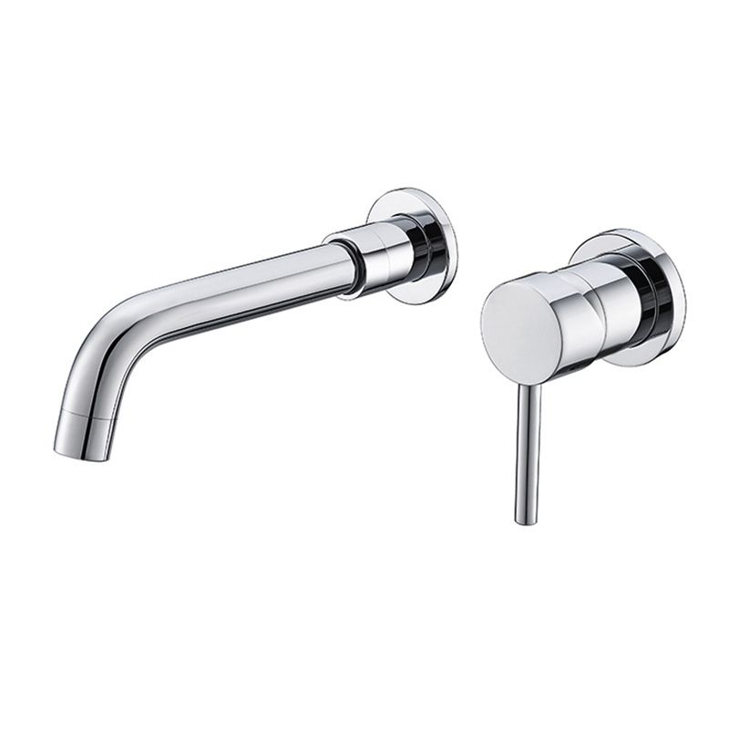 BowLift | Industrial Wall-Mounted Bathroom Faucet 2-Hole Swivel Spout Basin Faucet