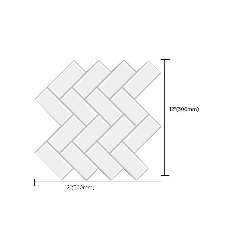 BowLift | Peel and Stick Subway Tiles Waterproof Plastic Tile Rectangular Peel & Stick Tile for the Kitchen