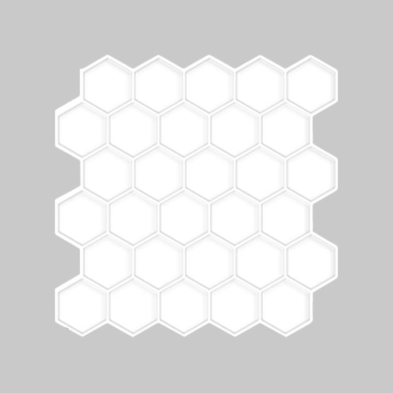 BowLift | Peel-and-Stick Tiles Hexagonal Waterproof PVC Peel & Stick Mosaic Tile for Shower