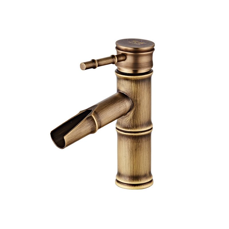 BowLift | Lever Handle Vanity Faucet Country Low Arc Faucet Single Hole Basin Faucet