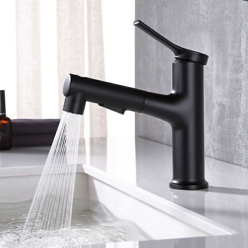 BowLift | Contemporary Sink Faucet Plian Low Arc Center-Set Bathroom Faucet