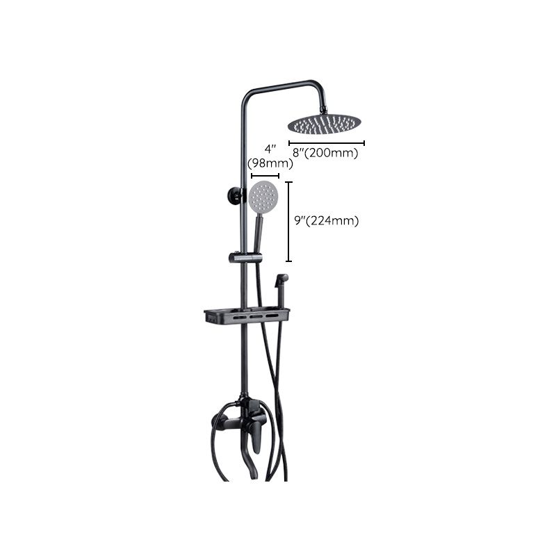 BowLift | Adjustable spray sample shower combination metal shower fitting arm showerhead with slip bar