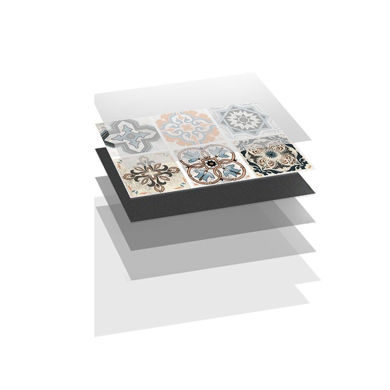 BowLift | Multi-Tonal Style Vinyl Plank Peel and Stick Porcelain Tile Look Vinyl Plank Flooring