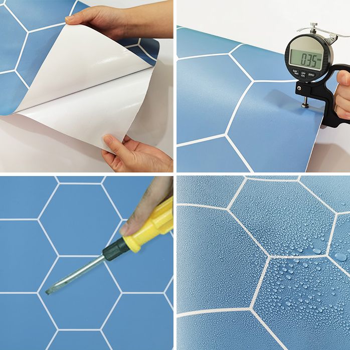 BowLift | Modern PVC flooring Peel and Stick porcelain tile look vinyl plank flooring