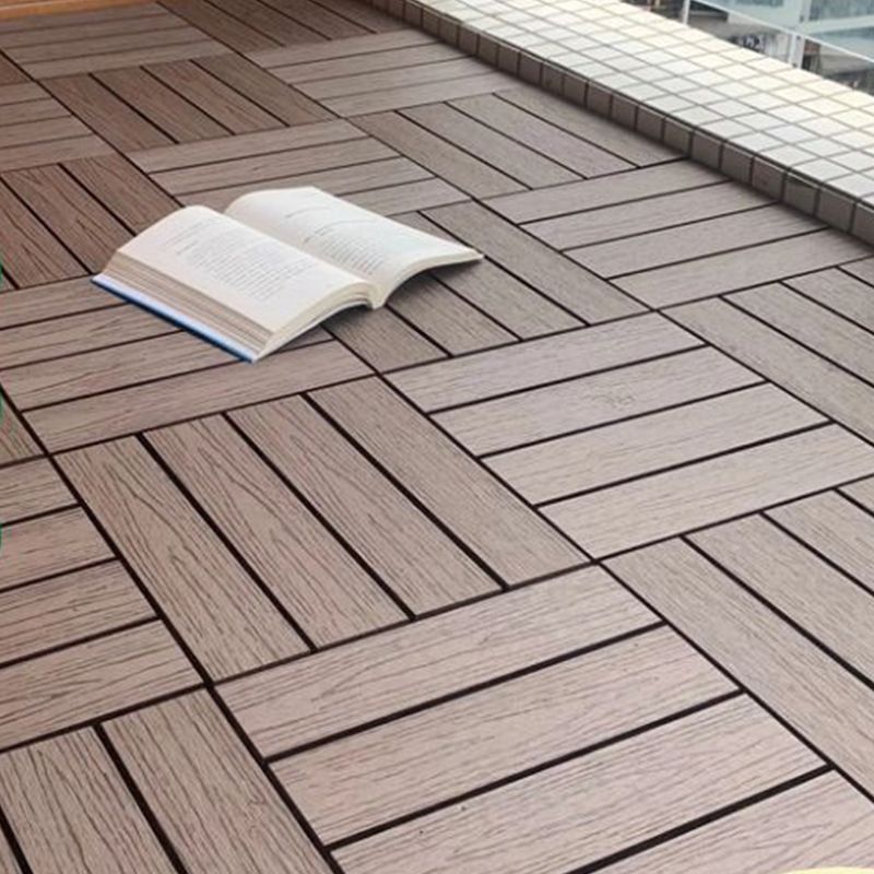 BowLift | Wooden Floor Tile Solid Color Click Lock Non-Slip Outdoor Terrace