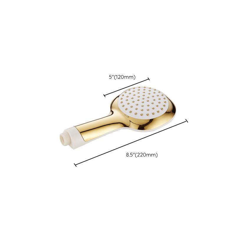 BowLift | Contemporary Shower Head Square Golden Bathroom Handheld Shower