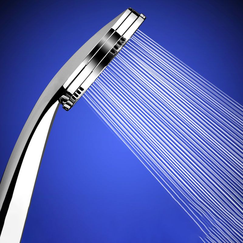 BowLift | Contemporary Silver Round Shower Head Water Efficient Standard Spray Head