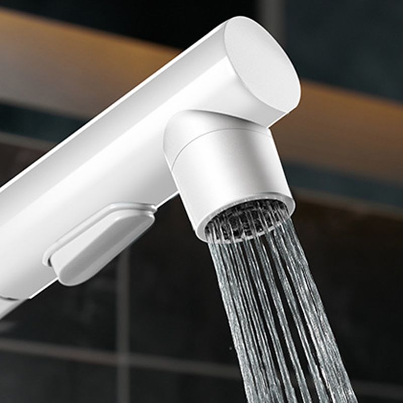BowLift | Pull-Out Basin Mixer Single-Lever Bathroom Faucet 1-Hole Basin Mixer