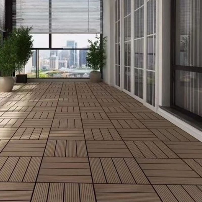 BowLift | Wooden Floor Tile Solid Color Click Lock Non-Slip Outdoor Terrace