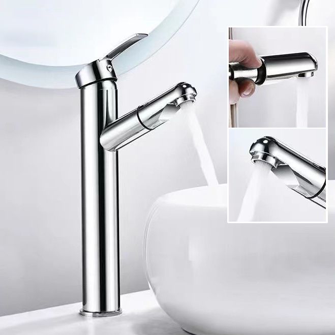 BowLift | Lever handle faucet Contemporary pull-out faucet for the bathroom