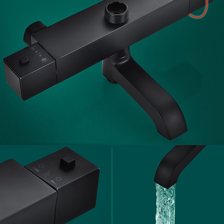 BowLift | Adjustable Spray Sample Shower Combination Metal Shower Fitting Arm Shower Head with Slip Bar