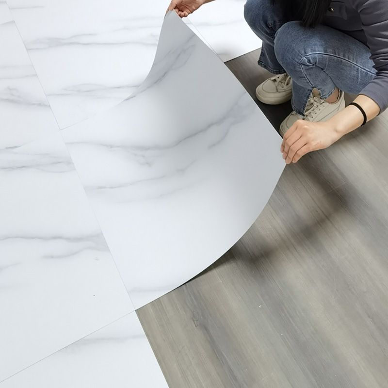 BowLift | Vinyl flooring marble print Peel and Stick square PVC vinyl flooring