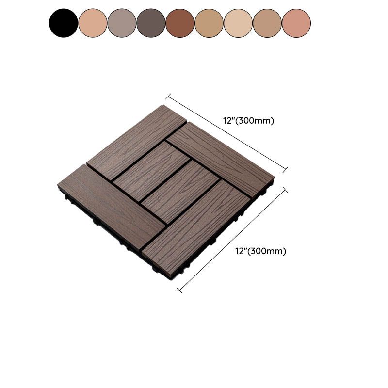 BowLift | Classic wooden tiles for garden patio flooring to lay