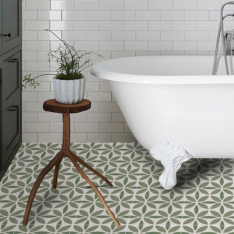 BowLift | Indoor Vinyl Tiles Flower Pattern Peel and Stick Waterproof Square Vinyl Tile