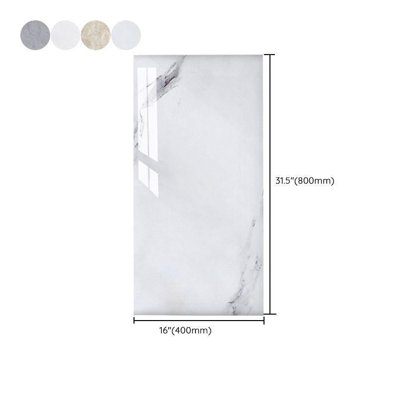BowLift | Bathroom single tile marble pattern peel-and-stick tiles backing plate