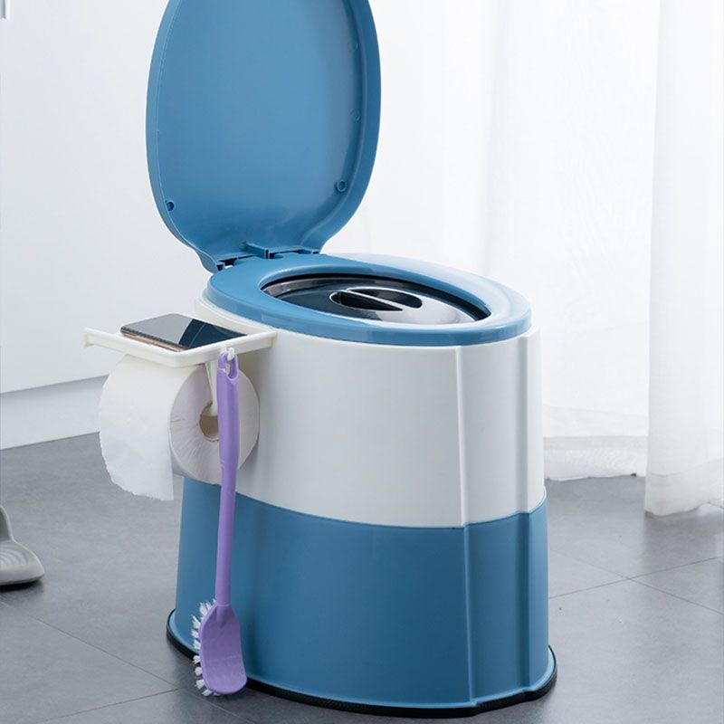 BowLift | Contemporary plastic floor-mounted toilet bowl with toilet seat for the bathroom