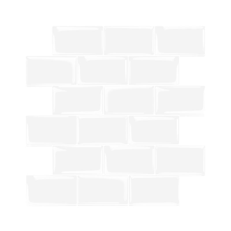 BowLift | Peel and Stick Tiles Rectangular Stain Resistant PVC Subway Peel and Stick Tiles for the Kitchen