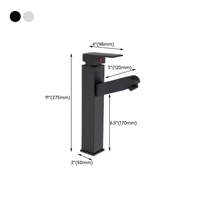 BowLift | Lever handle faucet Contemporary pull-out faucet for the bathroom
