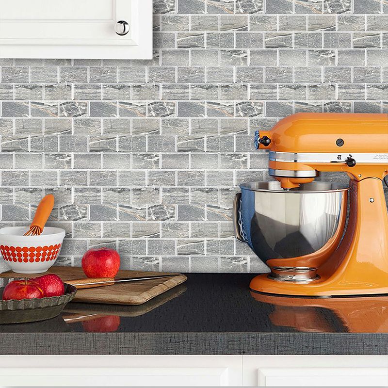 BowLift | Peel and Stick Tiles Subway Rectangle Waterproof PVC Tile-Peel & Stick for the Kitchen 10-Pack
